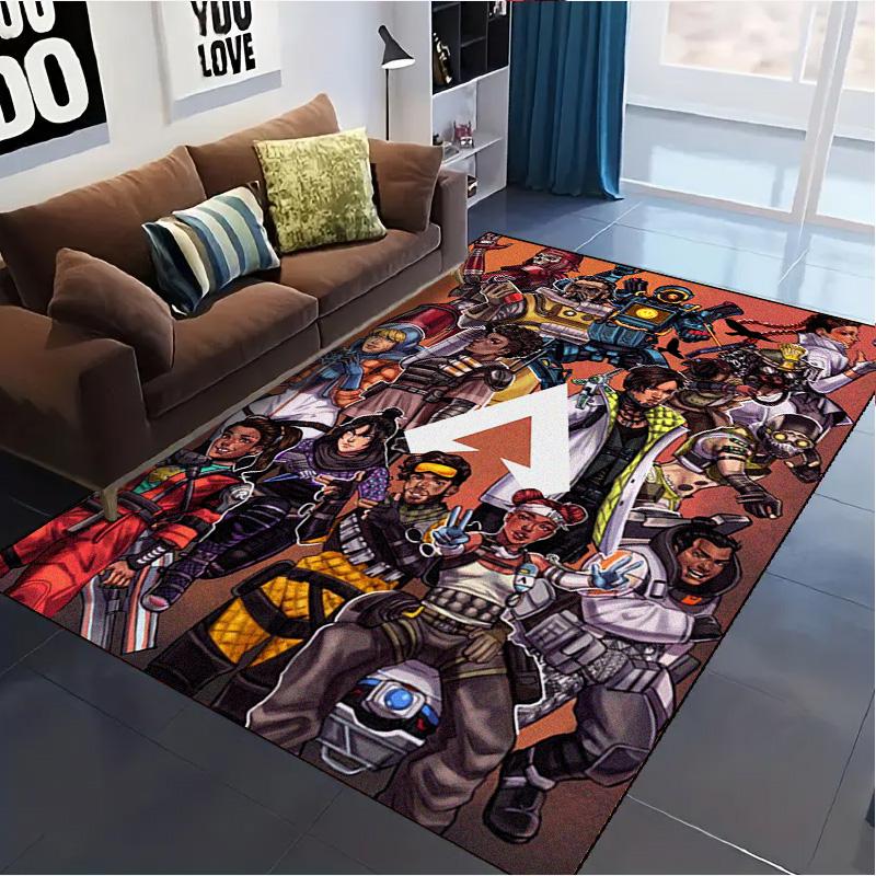 Apex Legends Carpet Rug for Living Room Bedroom Home Sofa Decoration,Kids play Non-slip Floor Mat