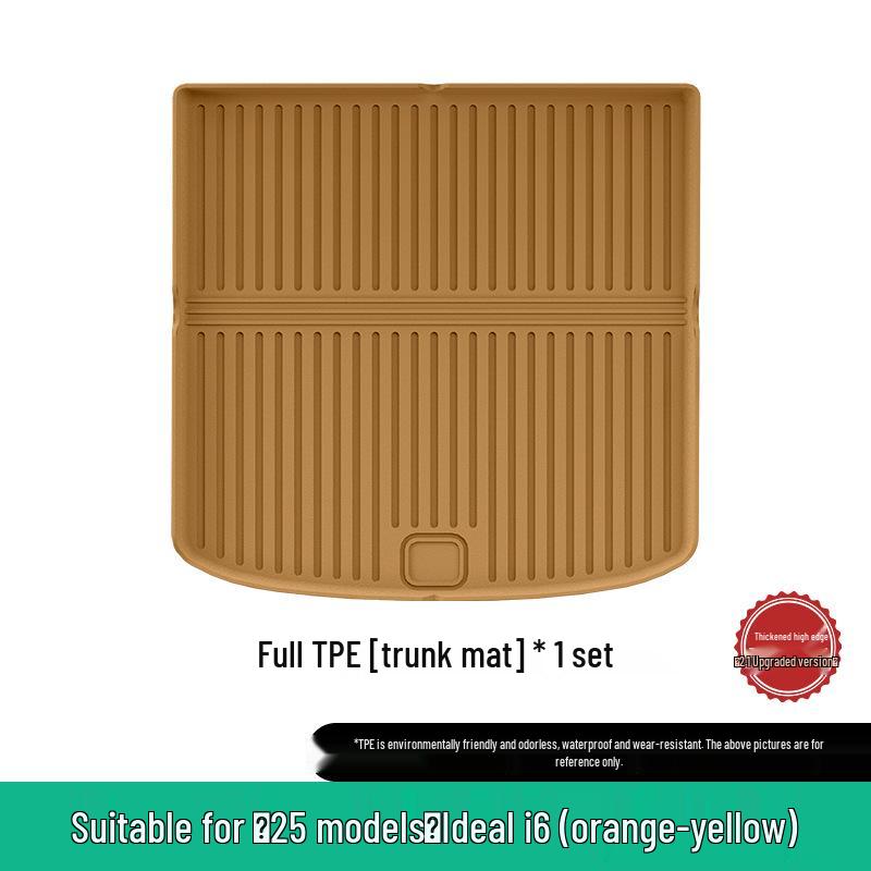 Compatible TPE Car and Trunk Floor Mats for 25 Ideal i6 Models - All-Weather Protection