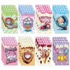 8pcs Baseball Spiral Notebook Ice Cream Mini Pocket Notepad Vertical Flip Journal for Students Kids Gift
