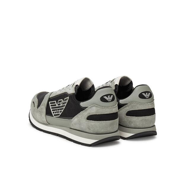 Мужские кроссовки Emporio Armani X4x537 xn730 u549 серые