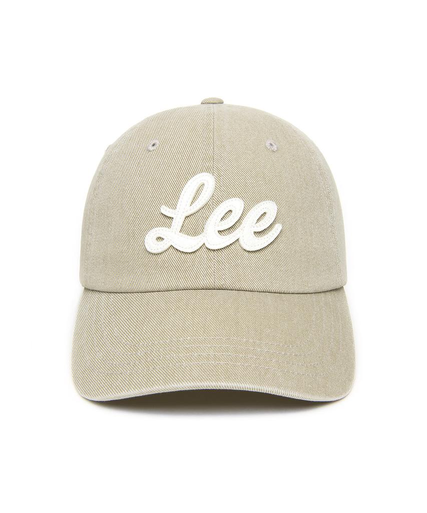 LEE Union Logo Cotton Ball Cap Beige