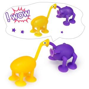 Cascais Bath Toy, a New Sensational Building Block [Recommended by Toy Consultants and Toy Teachers] Squeeze Toy with Suction Cups, Perfect Birthday G