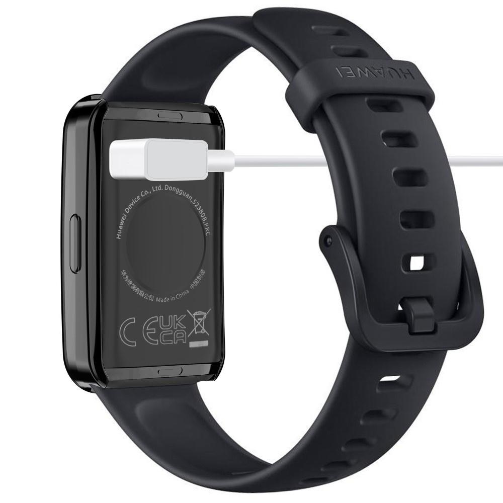 2in1 Case with Silicone Cover for Huawei Band 8 / Huawei Band 9 / Huawei Band 10, Black