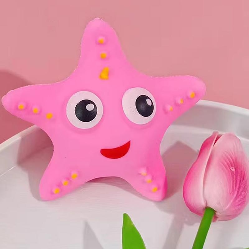 4 Colors Eyed Starfish Squishy Toys Stress Balls Slow Rebound Anxiety Release Sensory Fidget Toy For Adults Kids Party Favors