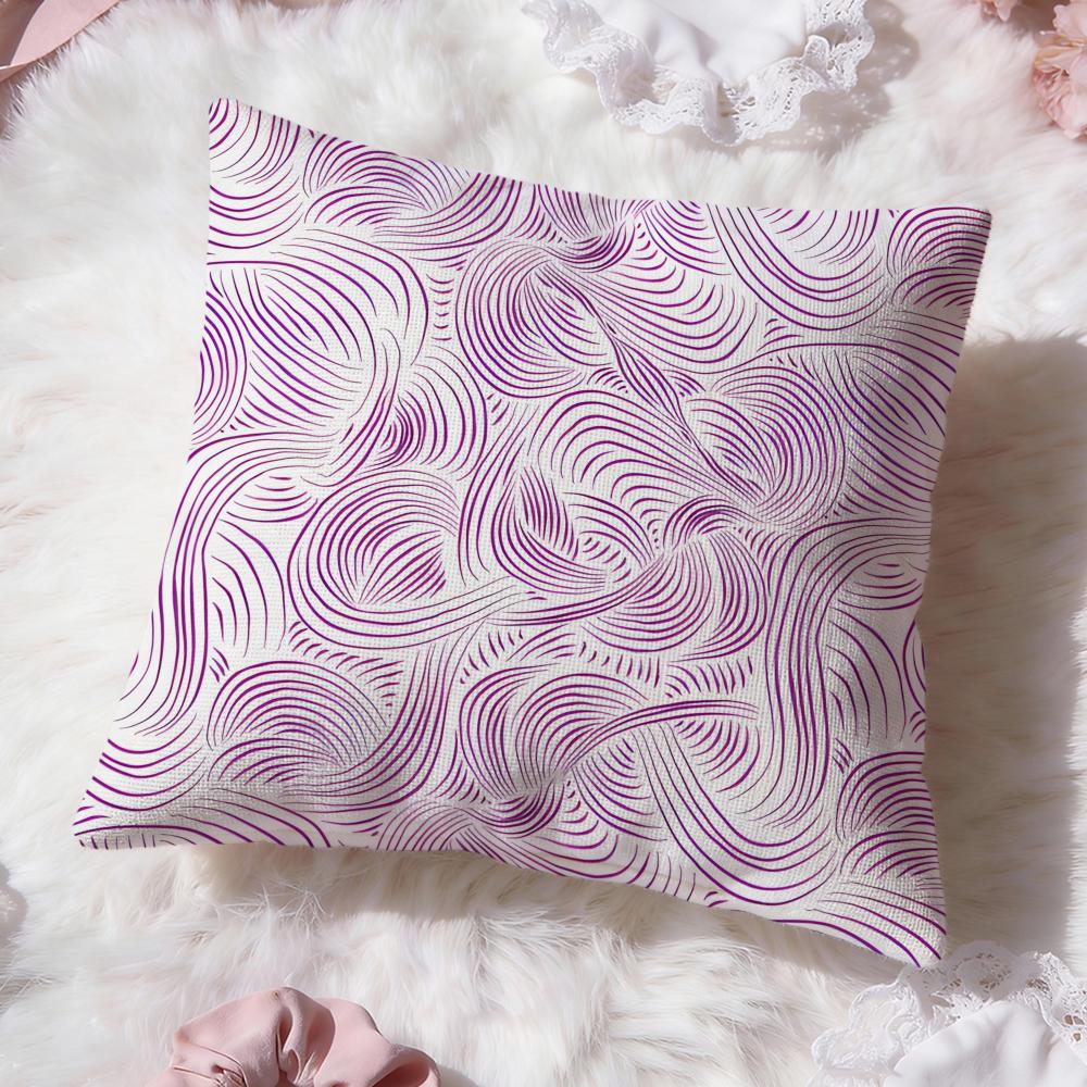 Colorful Geometric Patterns Cushion Cover Premium Comfort Reversible Pillow Cove Two In One Design for Any Room Car Interior