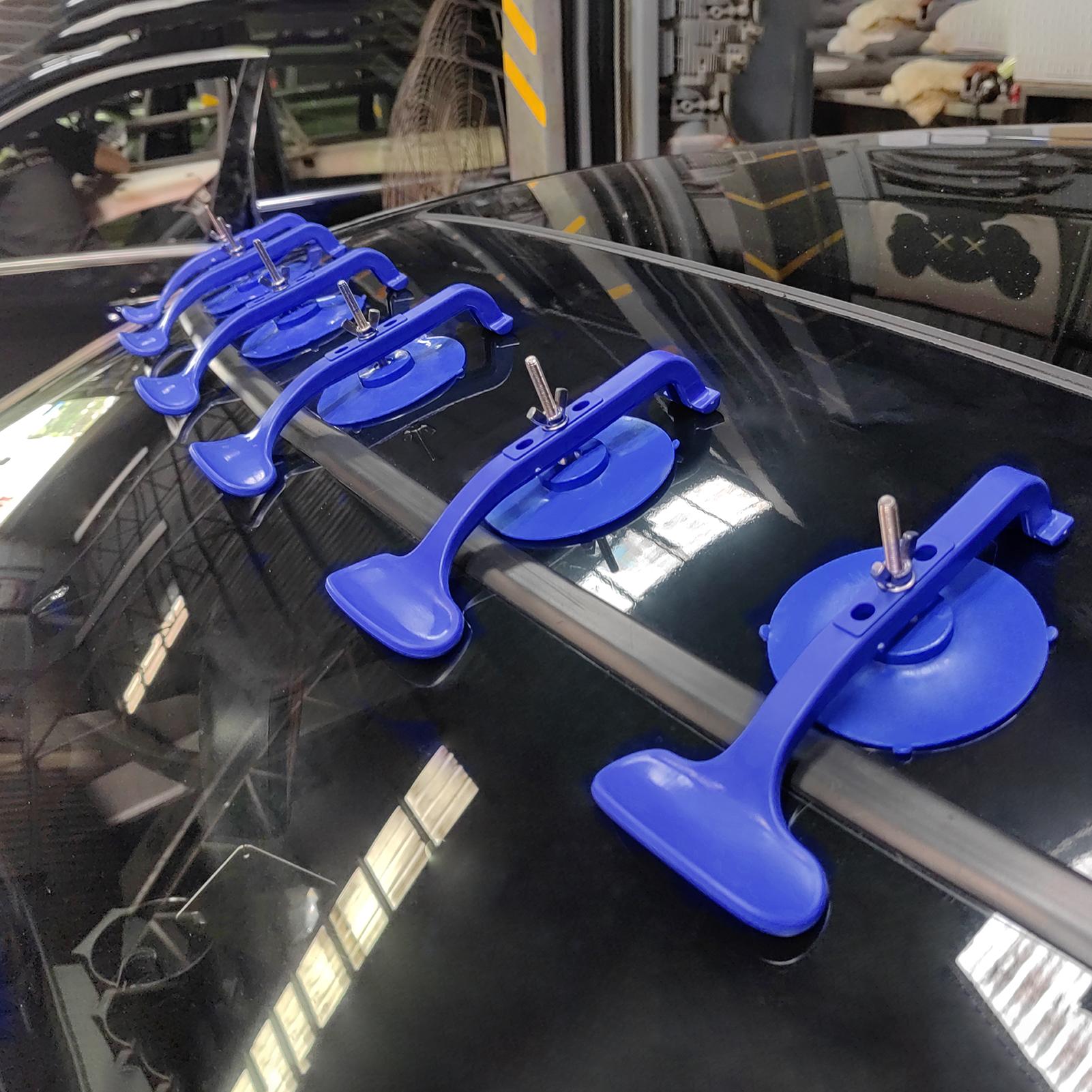 

Suction Cup Clamps 6pcs for Convertible Glass Windshield Repair Gluing синий