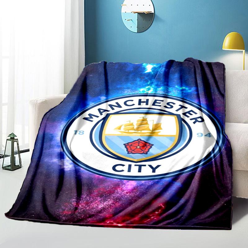 City Football Club Printed Throws Blanket Soft Flannel Blankets for Couch Bed Gifts for Men Women Picnic Blanket Christmas Gifts