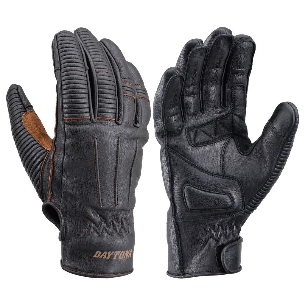 Daytona Motorcycle Leather Smartphone Standard Vintage Line 19499 Gloves, (Goat Leather), Spring, Summer, Autumn, Winter, Compatible, Gloves, HBG-061,