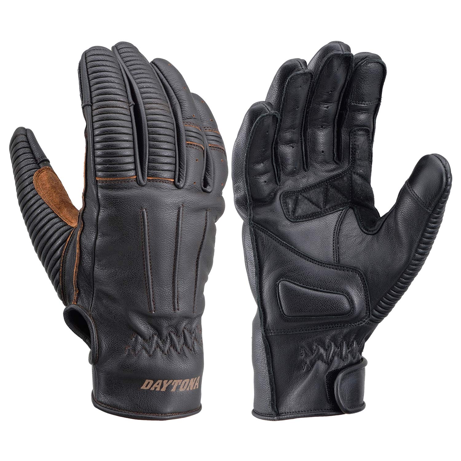 

Daytona Motorcycle Leather Smartphone Standard Vintage Line 19499 Gloves, (Goat Leather), Spring, Summer, Autumn, Winter, Compatible, Gloves, HBG-061,