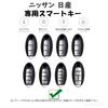 [TECART] Nissan Dedicated Key Case, Key Holder, Key Cover, Smart Key Case, Compatible with