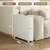 Slim Side Storage Cabinet Simple Luxury Bedside Table Easy-Move Small Corner Table for Bedroom And Living Room