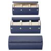 New Watch Travel Case,3 Slot Watch Roll Travel Case Organizer Display - PU Leather Watch Case - Watch Organizer for Men & Women