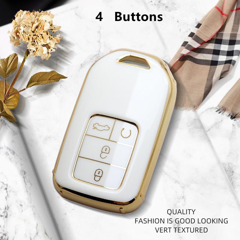 Luxurious Remote Key Case Cover For Honda CRV Fit Civic Accord HRV City Odyssey XRV Pilot Jazz Jade Vezel Crider Car