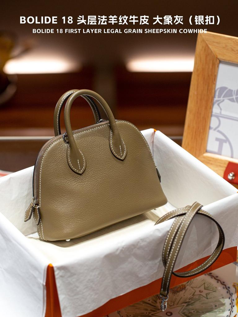 Lagerfeld Bolider 18cm Achseltasche Vollrindleder Halbhandgefertigt Handgenäht Temperaturerhaltungsball Echtes Leder Patchwork Damen Tasche