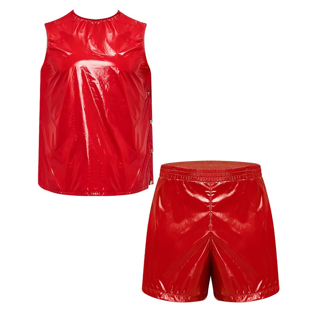 Traje de Sudoración Impermeable para Hombre S-3XL Top sin Mangas y Boxer con Cierre Lateral Ropa Deportiva Adaptativa para el Cuidado de Personas con Discapacidad