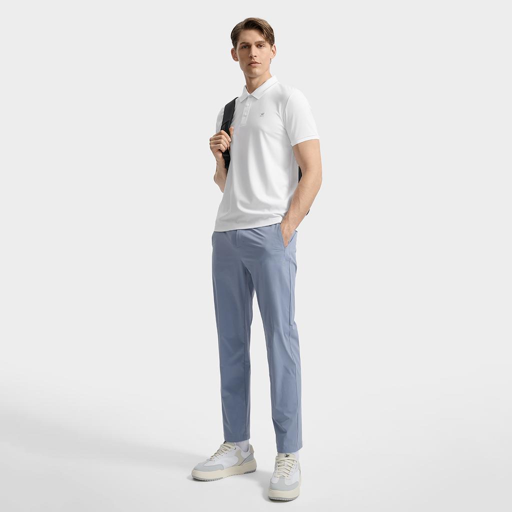 Fila White Fashion Simple Casual Basic Comfortable Versatile Short Sleeve Polo Shirt Men Tops F11M533106F-WT