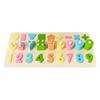 Montessori Children's Educational Toys: 3-in-1 Logarithmic Shape and Number Silicone Board