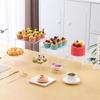 Stackable Acrylic Display Cube Square Shape Dessert Display Stand Buffet Decorating Box  Jewelry
