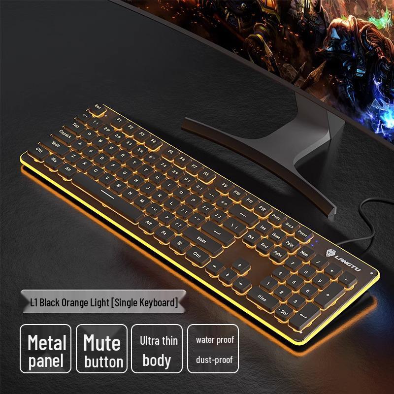 L1 Silent Wireless Backlit Gaming & Office Keyboard