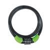 Sykkeltyverisikring - Abus - DC 150-8-C - Fleksibel kabel 8 mm - Kombinasjonslås - Svart