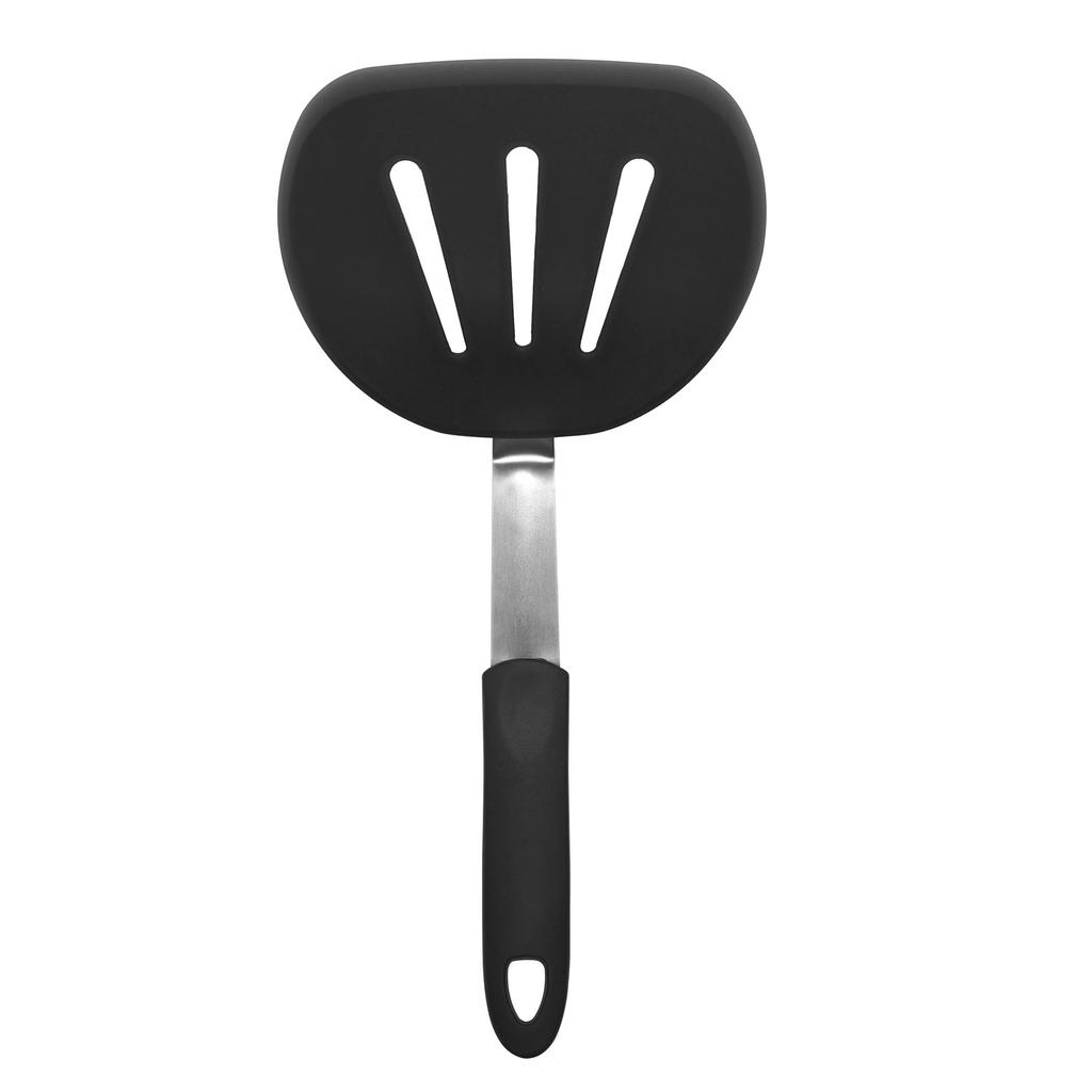 LMETJMA Silicone Flexible Turner Spatula Set Heat Resistant Flexible Rubber Spatulas Non Stick Rubber Kitchen Utensils JT308