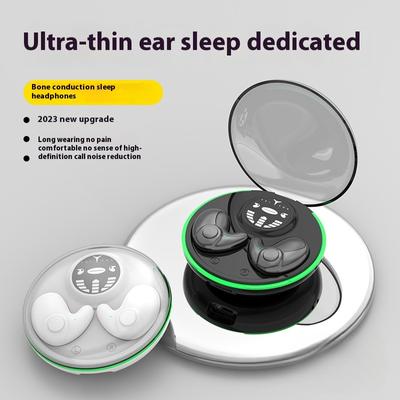 Bluetooth Kopfhörer Drahtlose Knochenleitung In-Ear Binaural Stereo Noise Cancelling