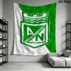Atlético Nacional Wall Tapestry Aesthetic Wall Hanging Printed Fabric Blanket Decorative Tapestries for Bedroom Living Room Home Decor