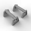1 Pair Non-slip Push Up Bar Thickened Handle Planche Push-up Flatland Push-up Rack  Home