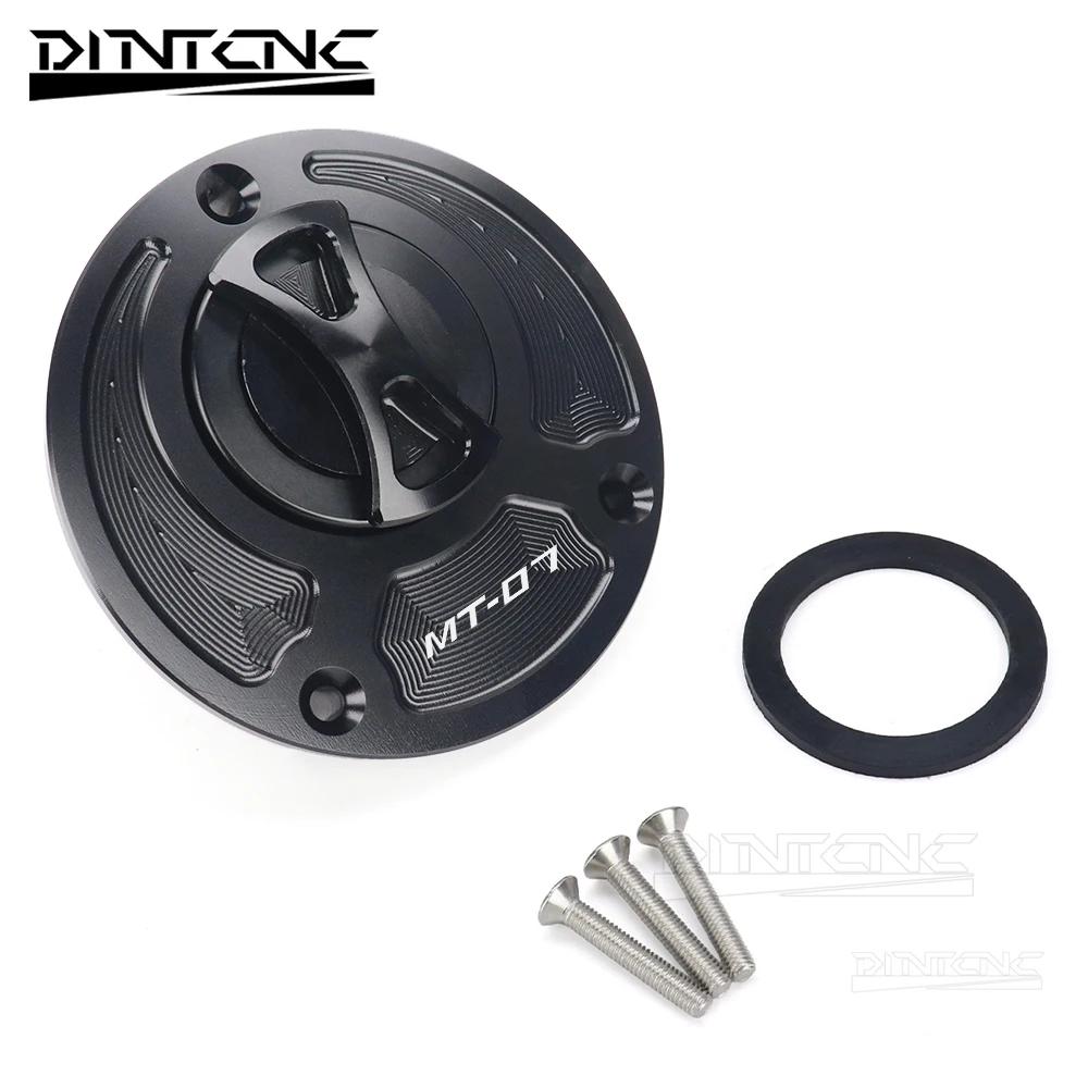 Pour YAMAHA MT07 MT09 SP MT10 MT03 FZ07 MT09SP MT10SP Accessoires Moto Sans Clé Bouchon de Réservoir d'Essence Couvercle Aluminium CNC