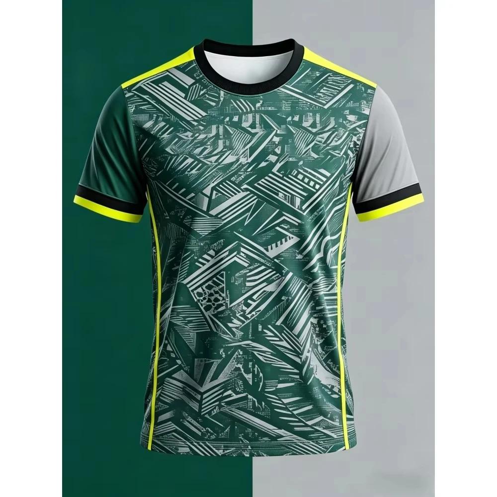 Fashion Breathable Men's Sports T-Shirt Badminton Table Tennis Breathable Training T Shirt Men Women Fitness Short Sleeve Tops