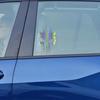 Reflective Skull Sticker - 10" Waterproof Car Decal, Flaming Skull Design, PVC Adhesive Stripes