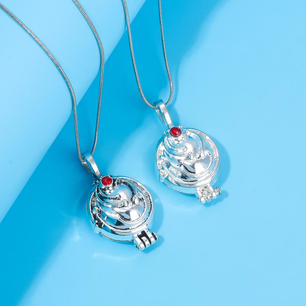 Collana Vampire Diaries Film Ciondolo Medaglione Elena Gilbert Retrò Classico Collane Verbena Donna Uomo Accessori Cosplay Gioielli