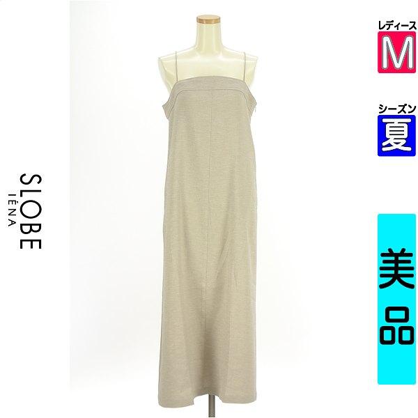 SLOBE IENA Cami Dress Women s Summer Beige M Wide Overalls Pants [Used] [Used Clothes] [Sale]