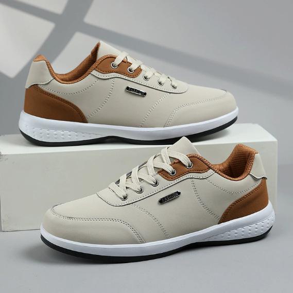 Spring Men's Non-slip Casual Walking Shoes - Soft Sole for Middle-aged and Elderly