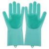 2PCS Multifunction Silicone Cleaning Gloves Magic Silicone Dish Washing Gloves for Kitchen Household Silicone Dishwashing Gloves