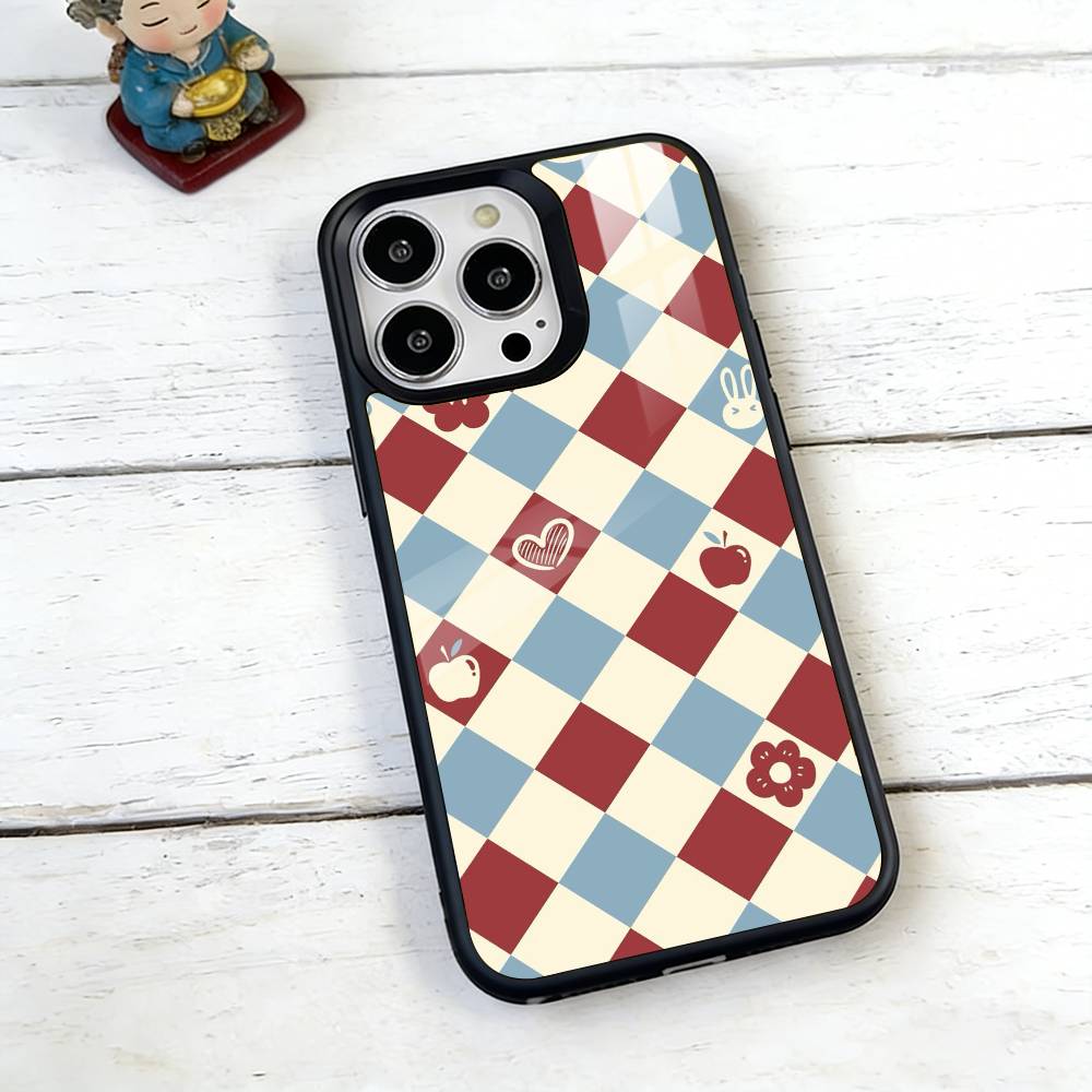 plaid background Phone Case For iPhone17,16,15,14,13,12,11 Plus,Pro Magnetic with Magsafe Wireless Charging