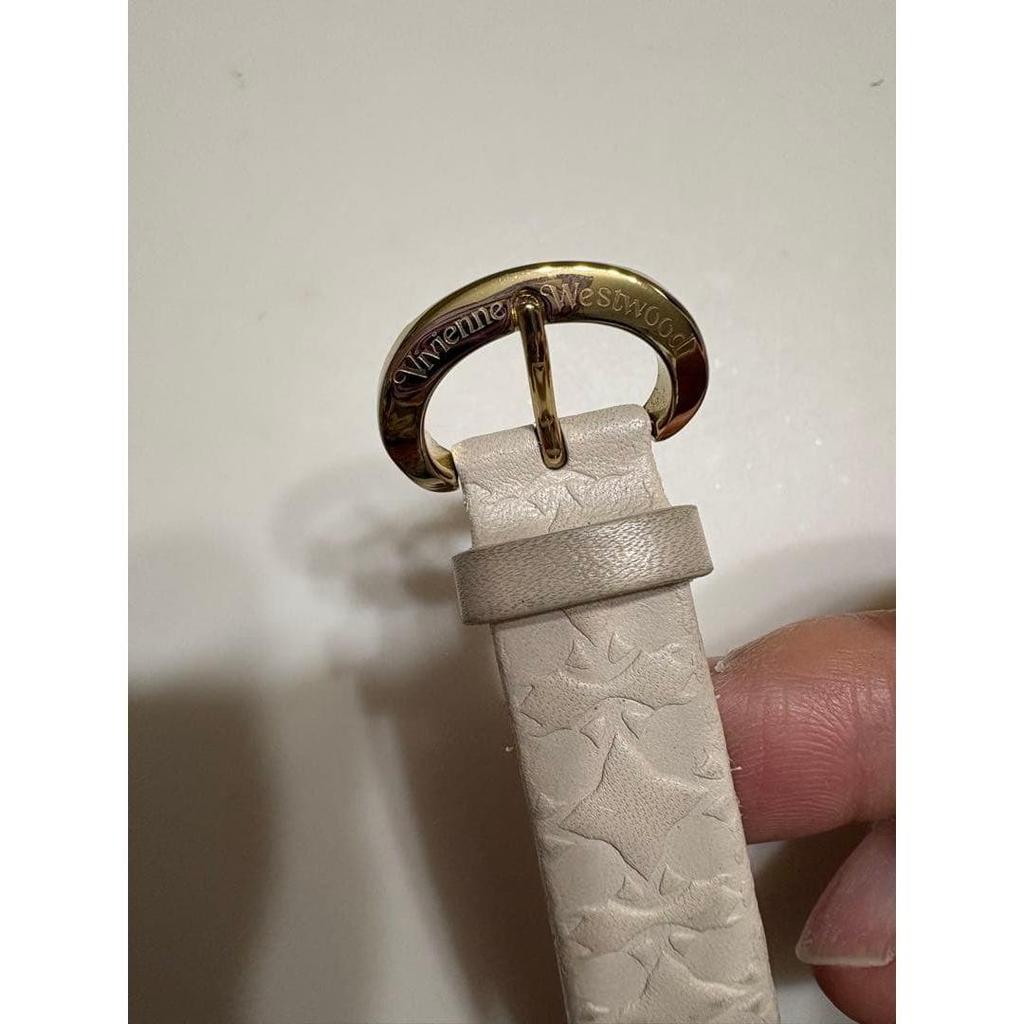 Used Vivienne Westwood Orb II Watch White Leather