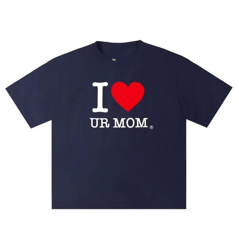 

Vintage Harajuku Men T-shirt Unisex Y2k Oversized I Love UR Mom Tshirt Print Goth Women Clothing Fashion T-Shirt Aesthetic Tops 4XL