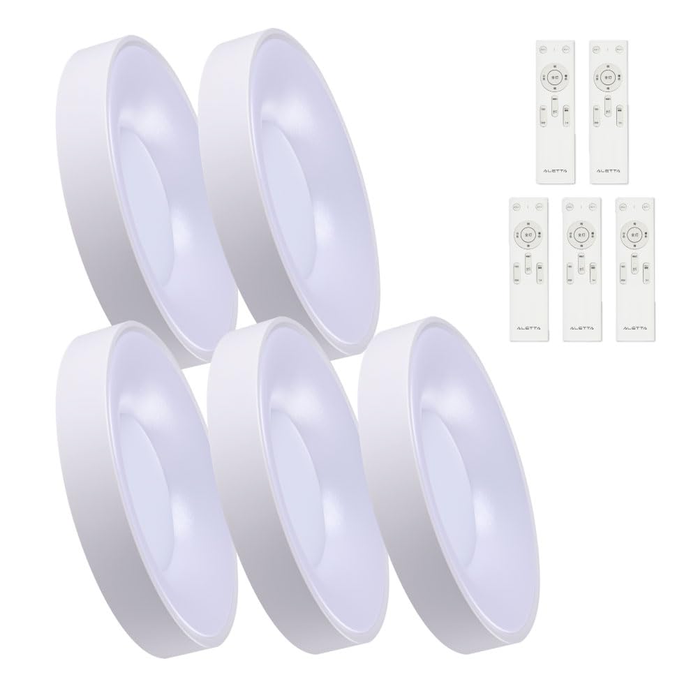 ARIAMARU LED Ceiling for Rooms Up To 8 Tatami Provides Indirect Creates a Solar Eclipse and Features a Night Light Includes a Remote 12 Color and