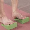 Yoga Schaumstoffkeile Schrägbrett Wadendehner Trainingskeil Höhe Schaumstoffkeil zum Dehnen von Bein, Wade, Knöchel und Fuß