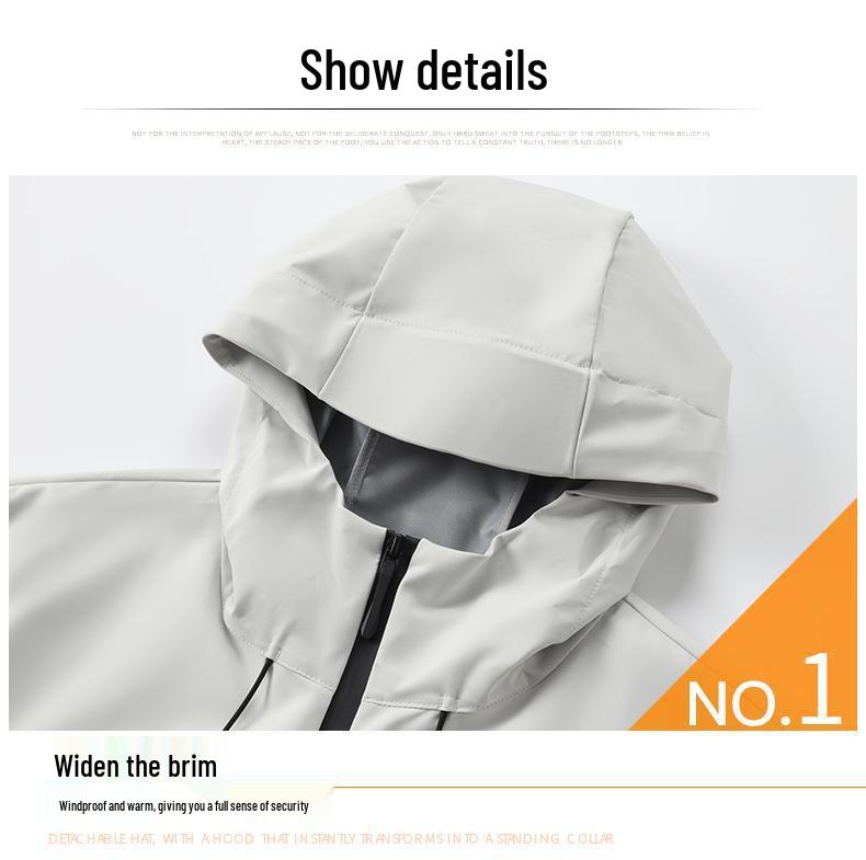 High-End T800 Three-Layer Windbreaker: Waterproof, Windproof Jacket for Men & Women – Ideal for Cycling & Mountaineering