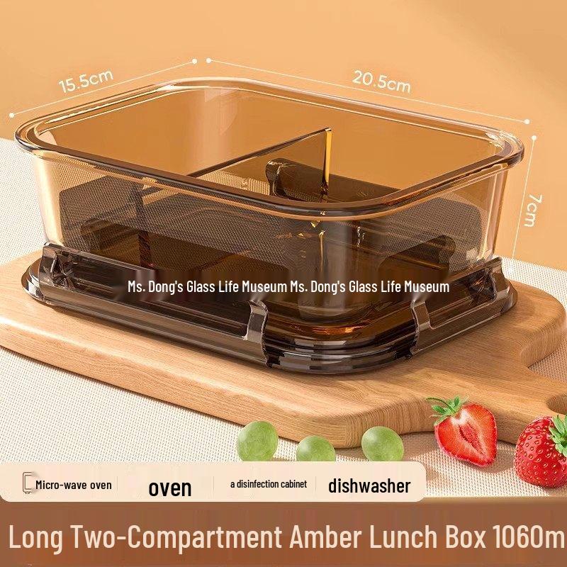 Qiwei Glass Microwave Lunch Box