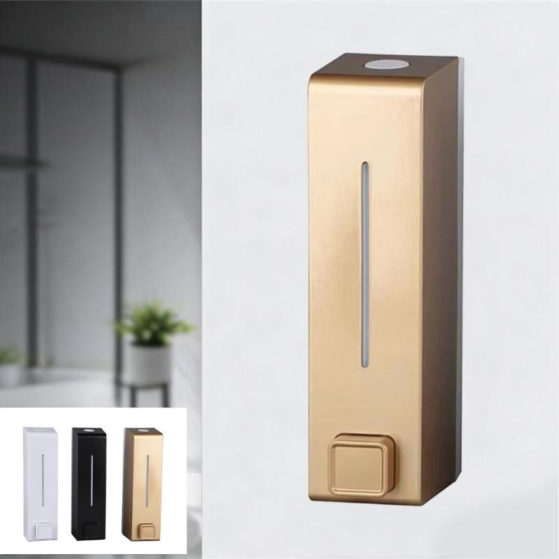 Wall Mounted Manual Soap Dispenser Liquid Hand Soap Dispenser For Bathroom With Visible Window And Durability