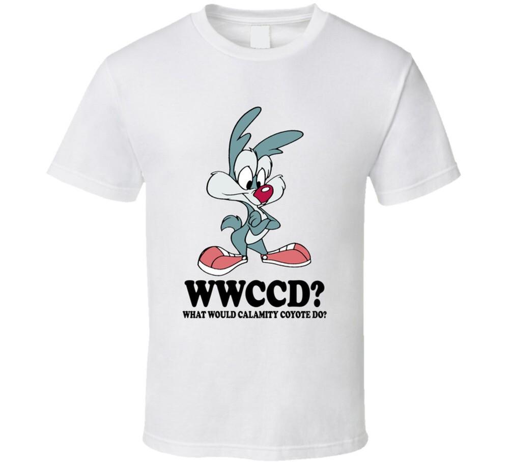 What Would  Calamity Coyote Wwjd Cartoon Character Fan T Shirt Unisex T-Shirt XL