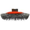 Diagonal brush with wavy wire - STEEL 100MM