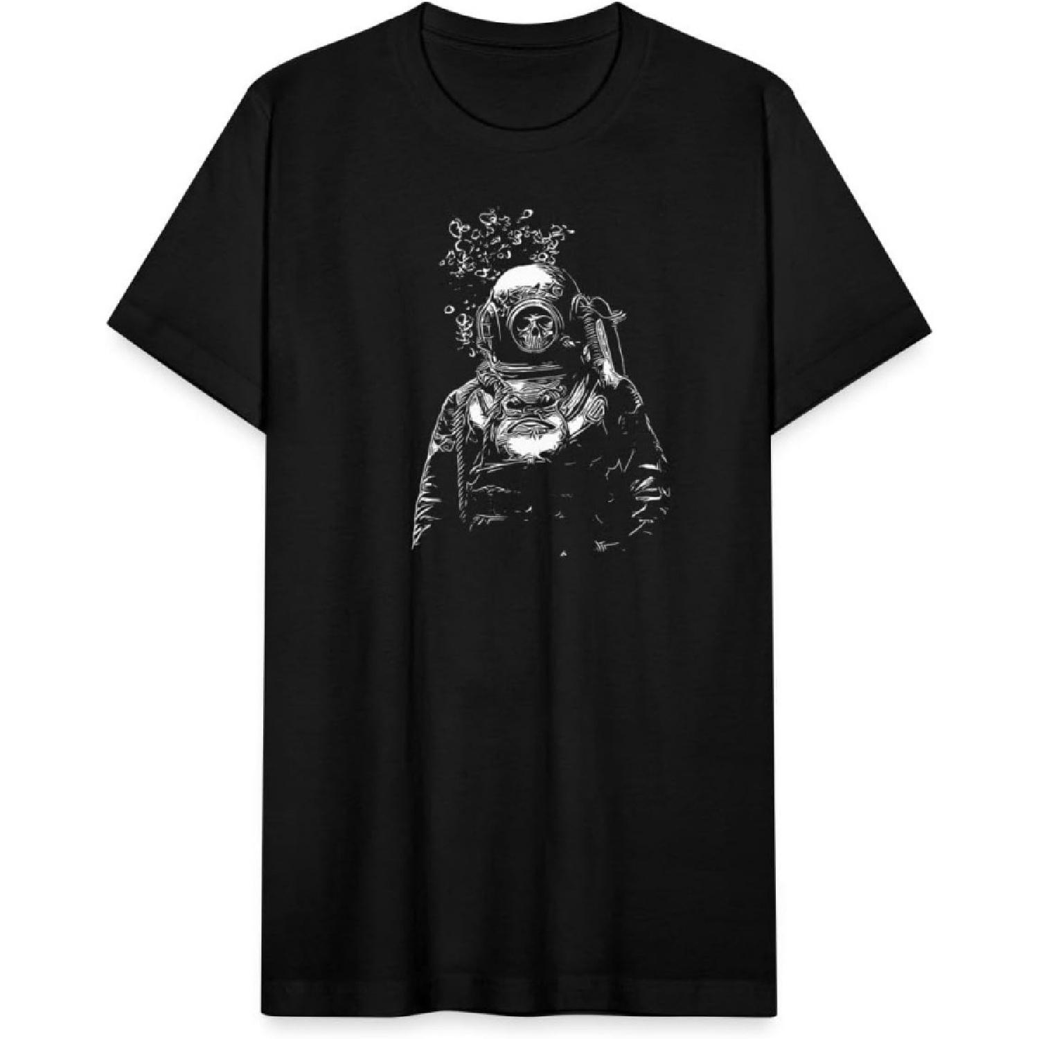 Ghost Deep Sea Men s T-Shirt by American Apparel by Spreadshirt XXXXXL разноцветный