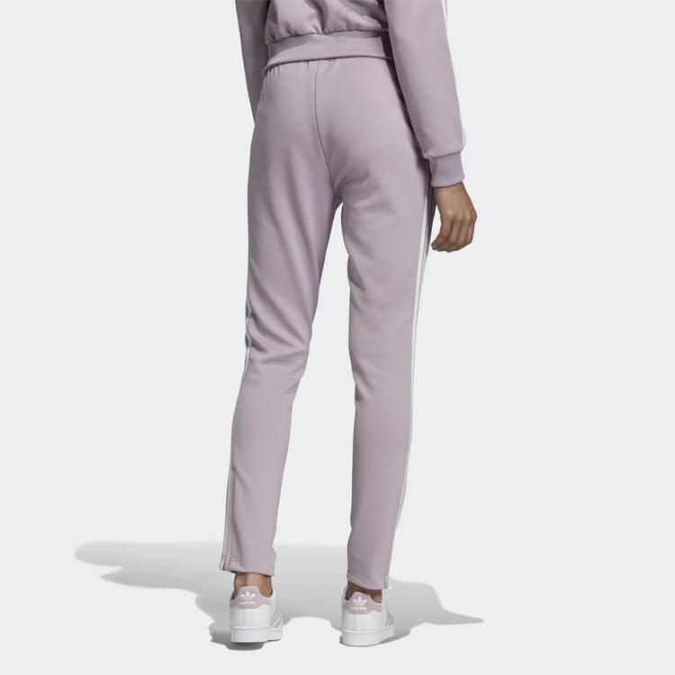 adidas Originals SST Knitted Sweatpants Women's Light Pink Purple Gray ED7573