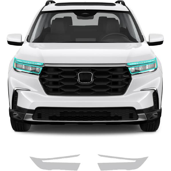 for 2023-2025 Honda Pilot 8.5 Mil TPU PPF Clear Car Precut Paint Protective Film HD Scratch Exterior Accessories (Headlamps + Fog Lamps 4Pcs)