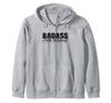 Badass Metal Detector Metal Hunter Coin Whisperer Zip Hoodie
