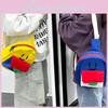 Trendy Nylon Kids Backpack With Cheerful Smile Face Design Perfect For Boys And Girls